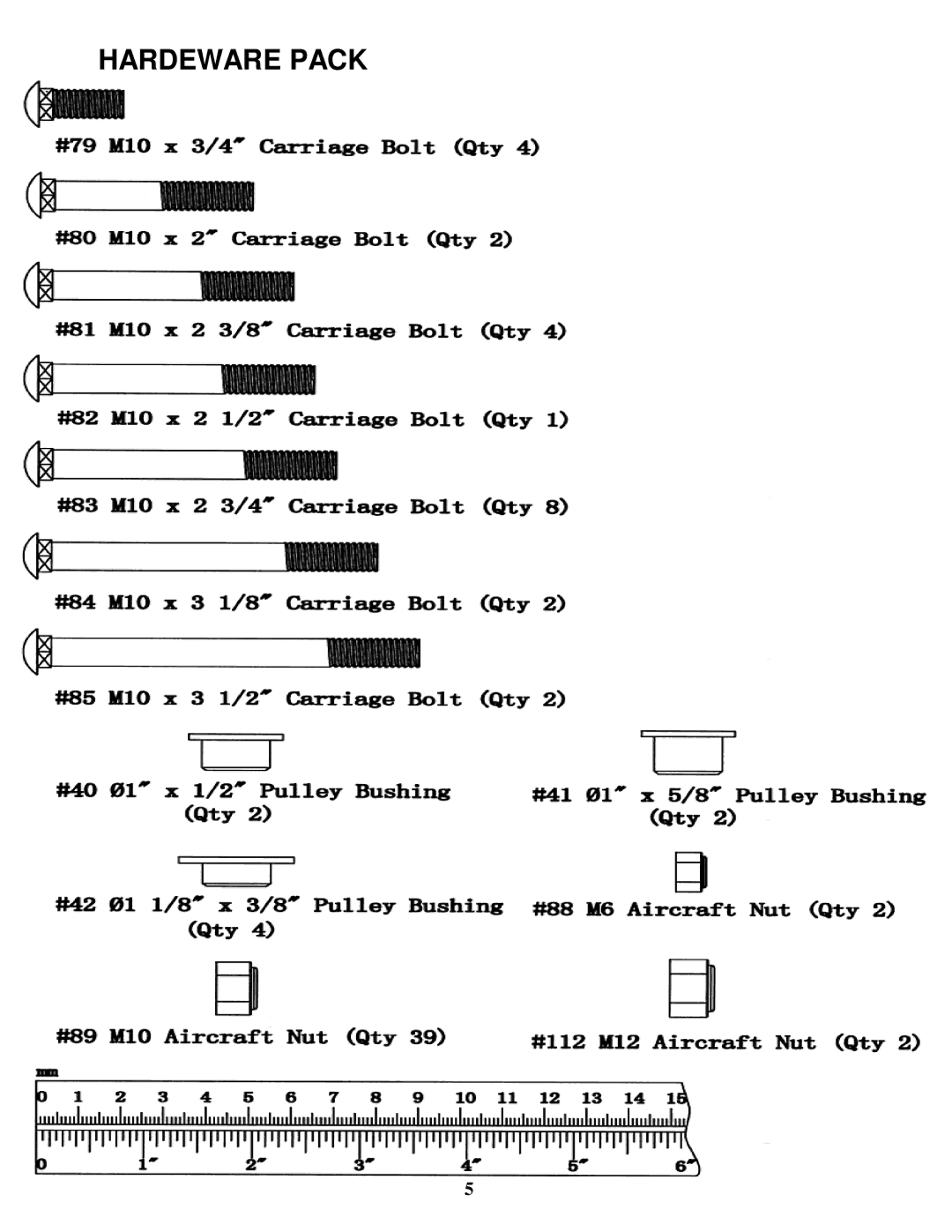 Impex MP-3105 manual Hardeware Pack 