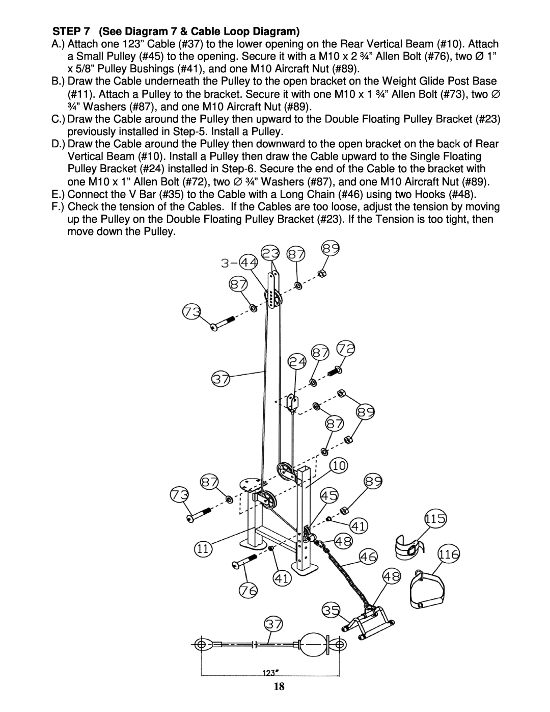 Impex MP-3105 manual See Diagram 7 & Cable Loop Diagram 