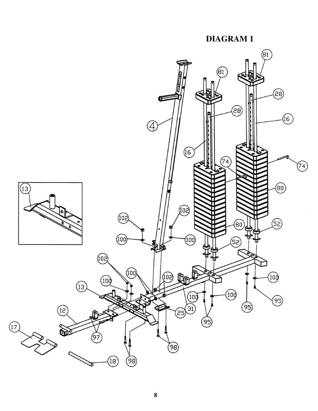 Impex MP-4500 manual Diagram 