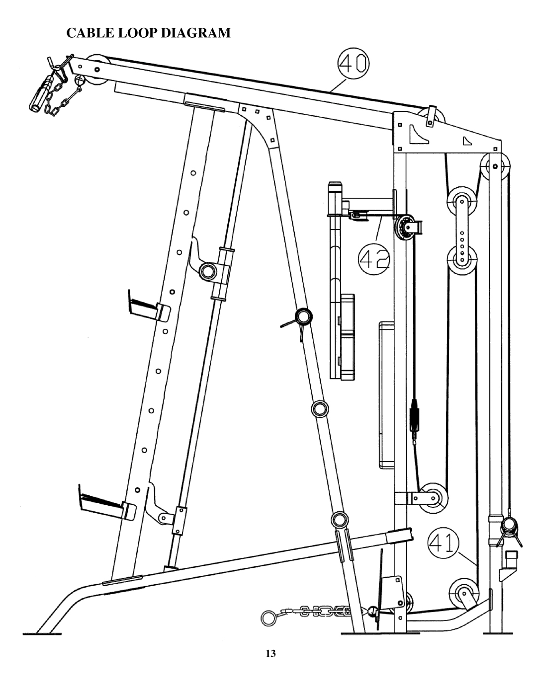 Impex mp-6000 manual Cable Loop Diagram 