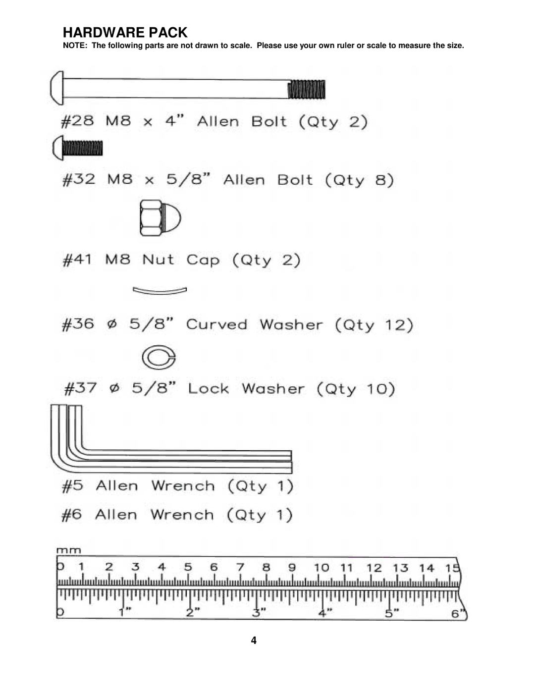 Impex MS-93 manual Hardware Pack 