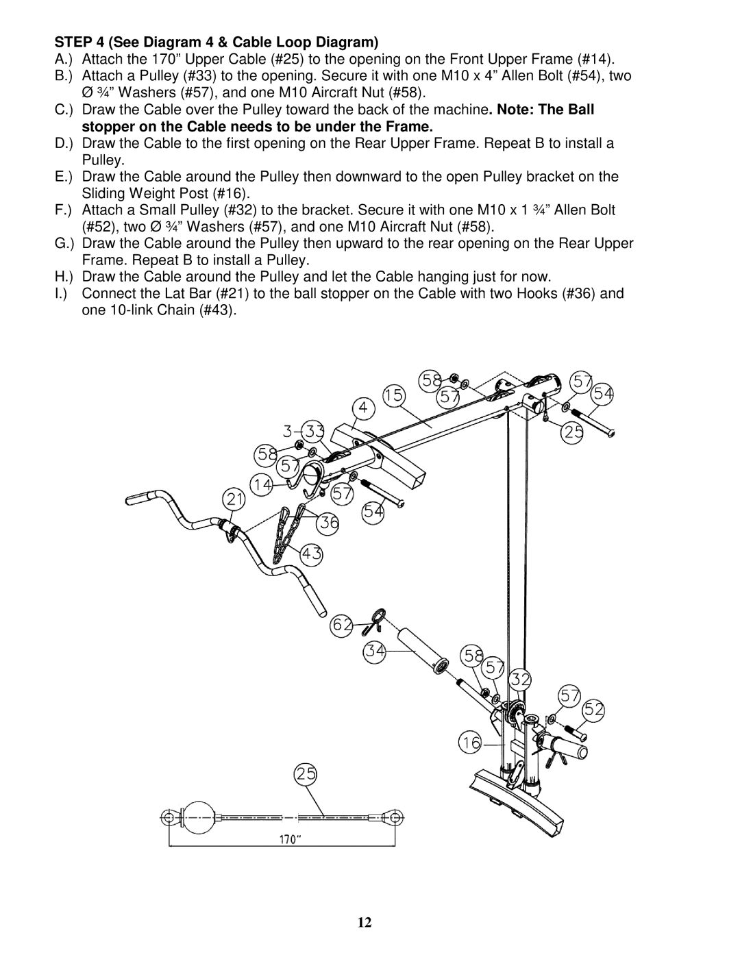 Impex MSS-1280 manual See Diagram 4 & Cable Loop Diagram 