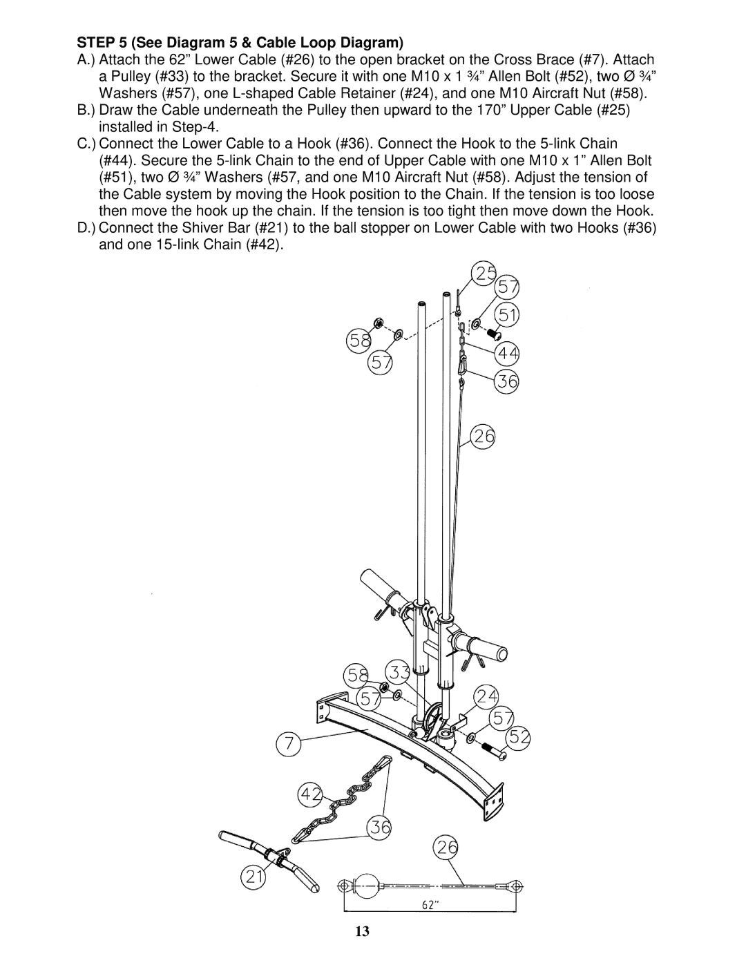 Impex MSS-1280 manual See Diagram 5 & Cable Loop Diagram 