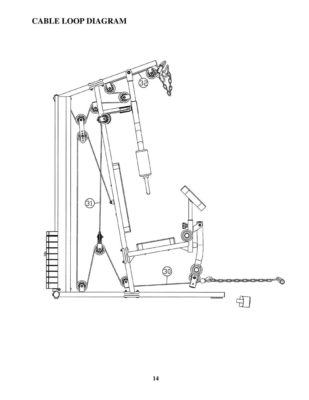 Impex MSS-1600 manual Cable Loop Diagram 