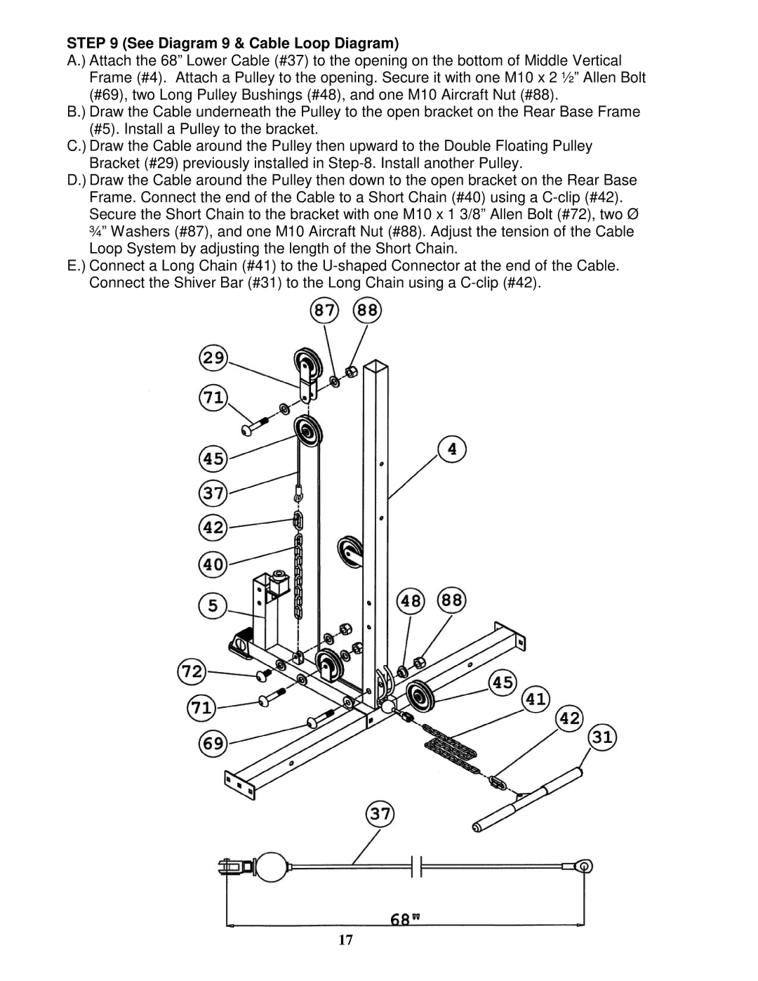 Impex MWB-9000 manual See Diagram 9 & Cable Loop Diagram 