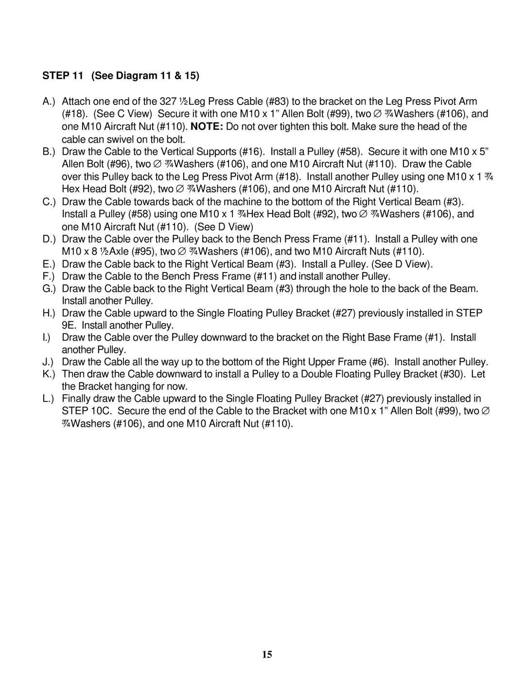 Impex MWB CR 4 manual See Diagram 11 