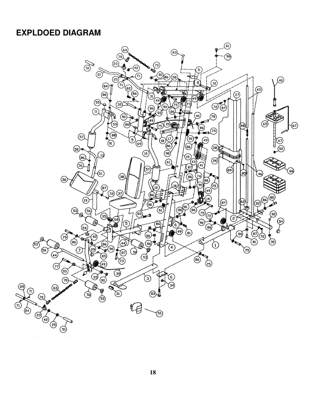 Impex MWM-1509 manual Expldoed Diagram 