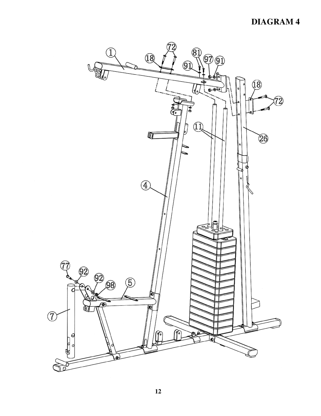 Impex MWM-1840 manual Diagram 