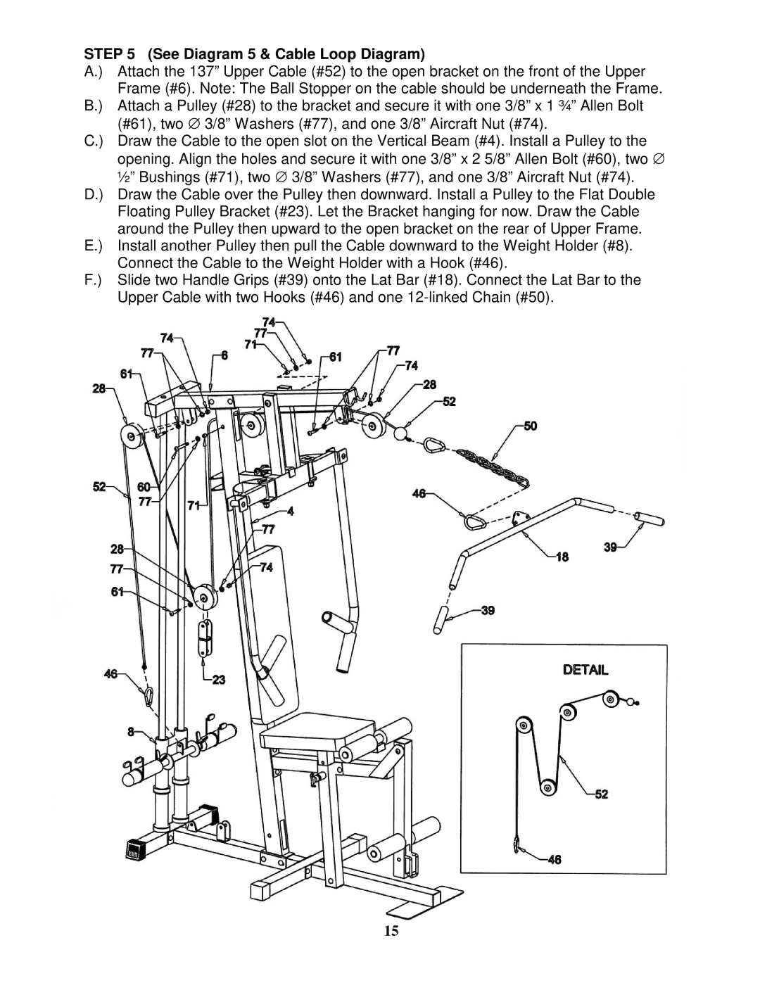 Impex MWM 800 manual See Diagram 5 & Cable Loop Diagram 