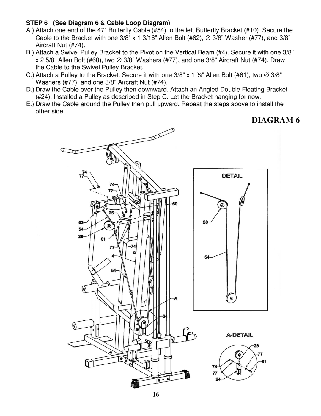 Impex MWM 800 manual See Diagram 6 & Cable Loop Diagram 