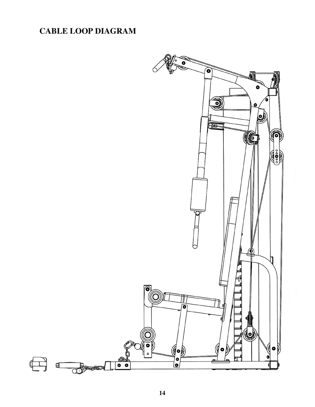 Impex MWM-8150 manual Cable Loop Diagram 