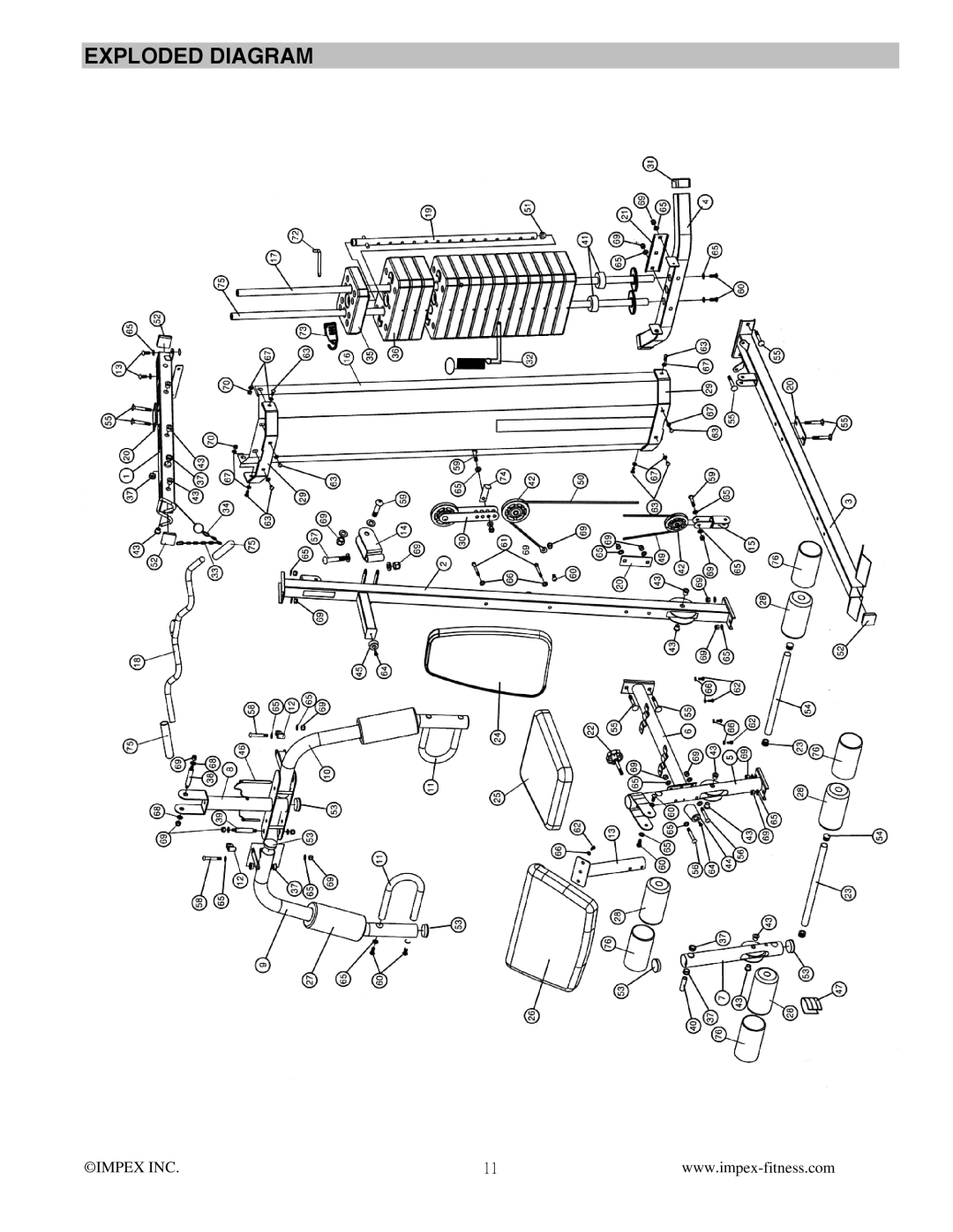 Impex MWM-988 manual Exploded Diagram 