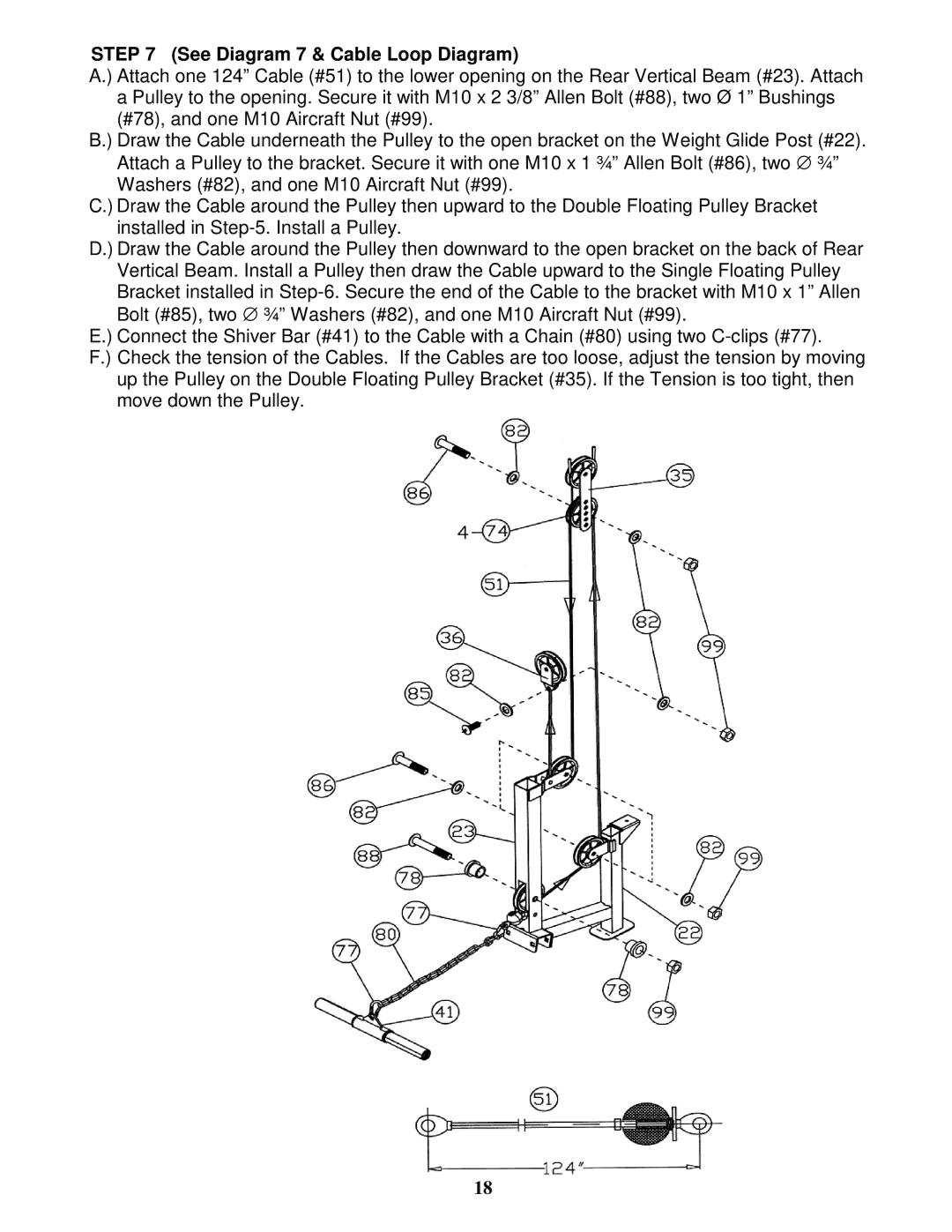 Impex MXM-5 manual See Diagram 7 & Cable Loop Diagram 