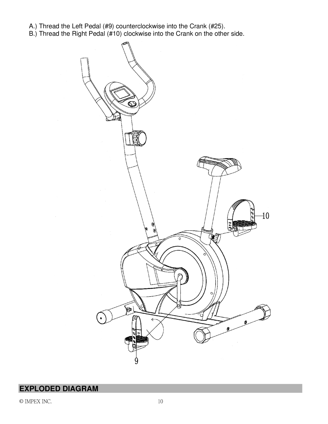 Impex NS-1003U manual Exploded Diagram 