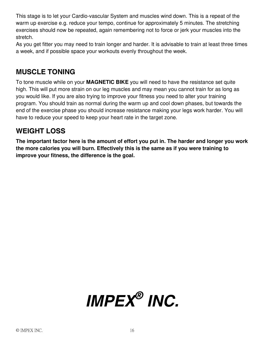 Impex NS-1003U manual Impex INC 