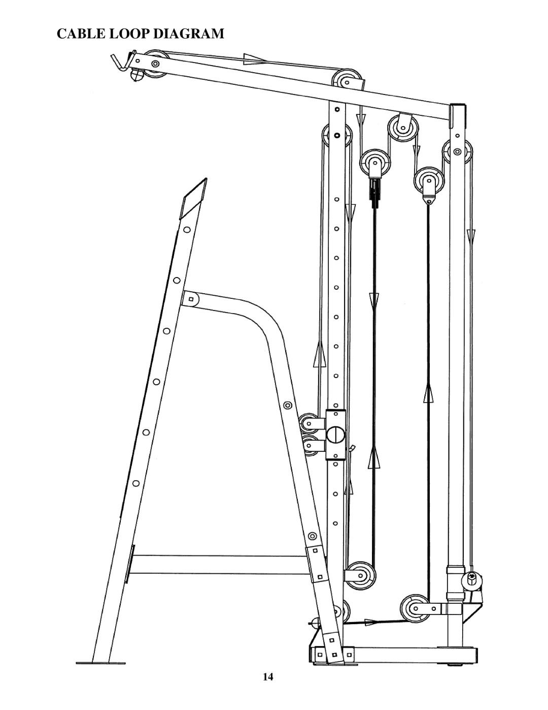 Impex Olympic Cage manual Cable Loop Diagram 