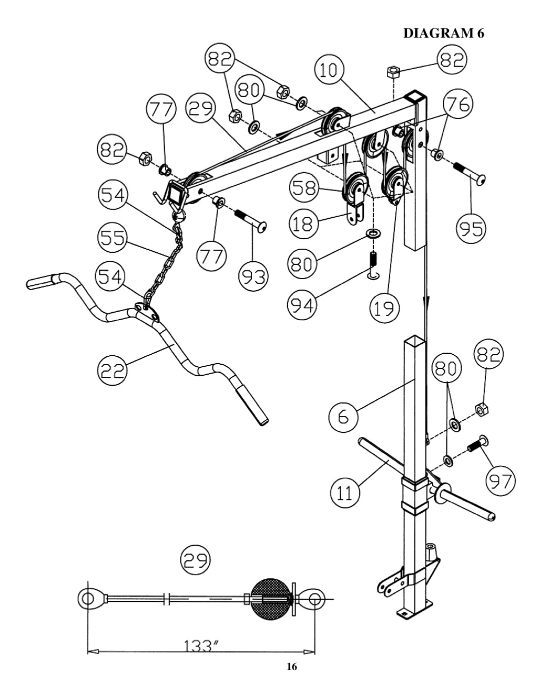 Impex Olympic Cage manual Diagram 