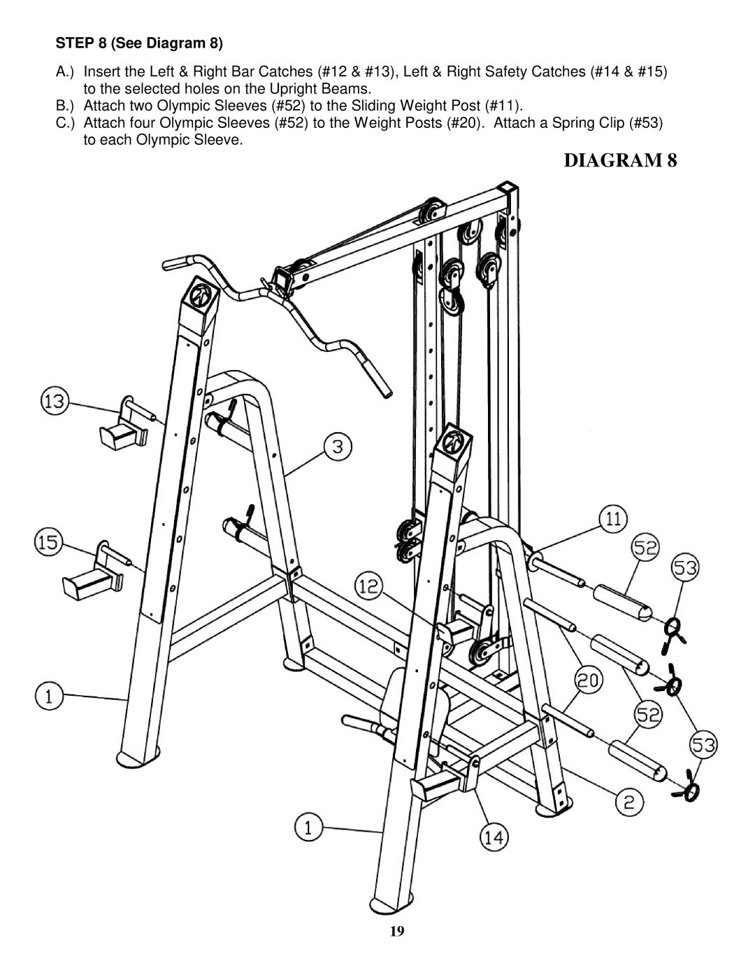 Impex Olympic Cage manual See Diagram 