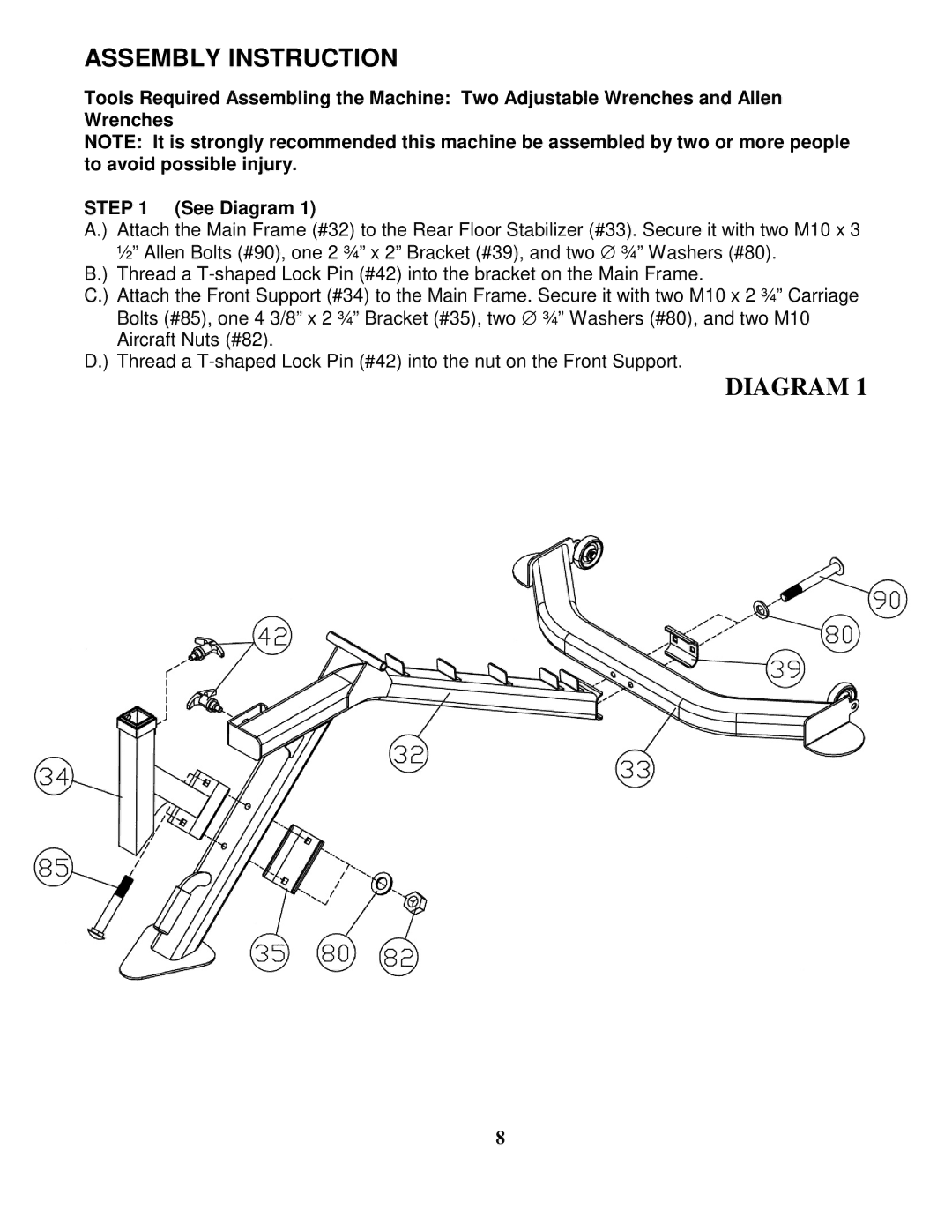 Impex Olympic Cage manual Assembly Instruction 