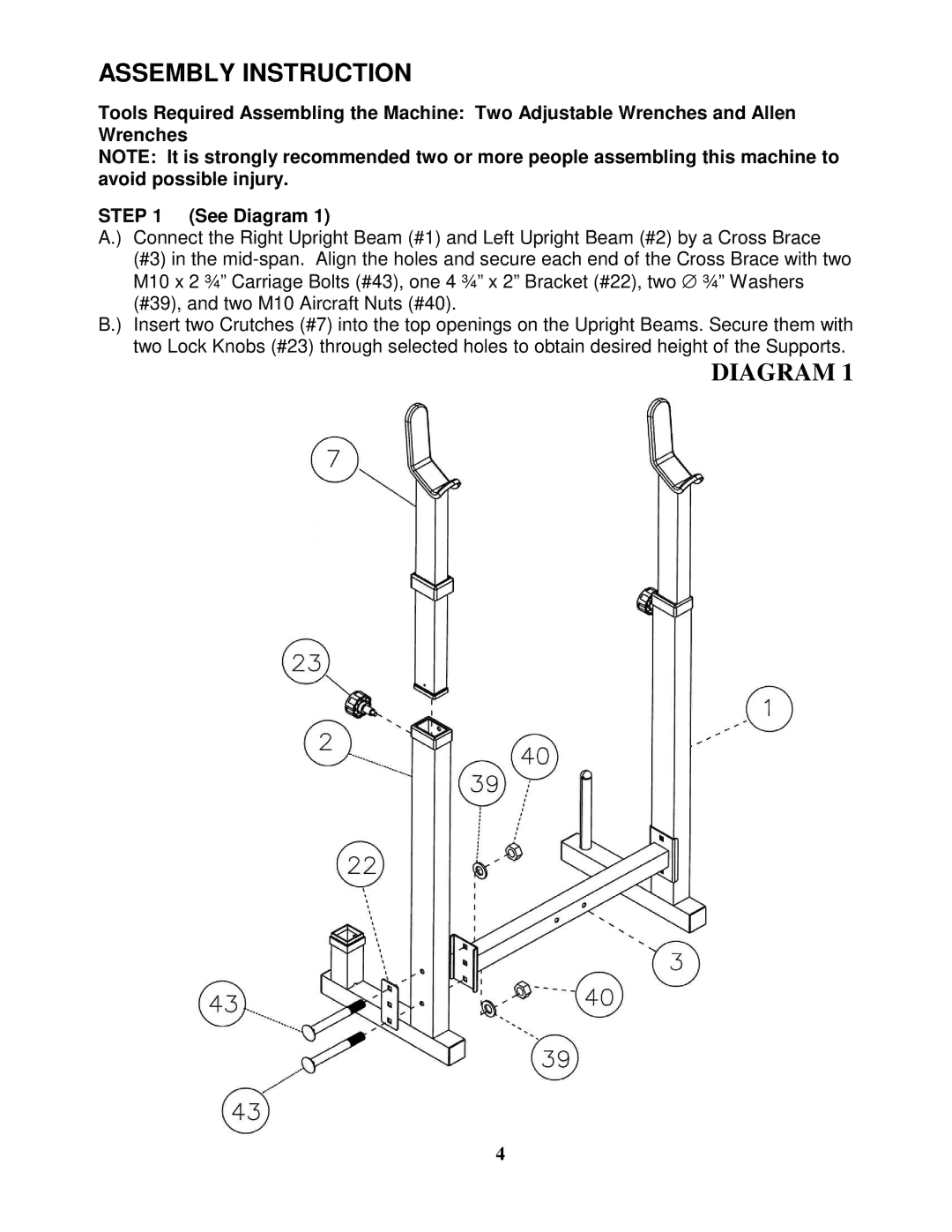 Impex PHC-696 manual Assembly Instruction 