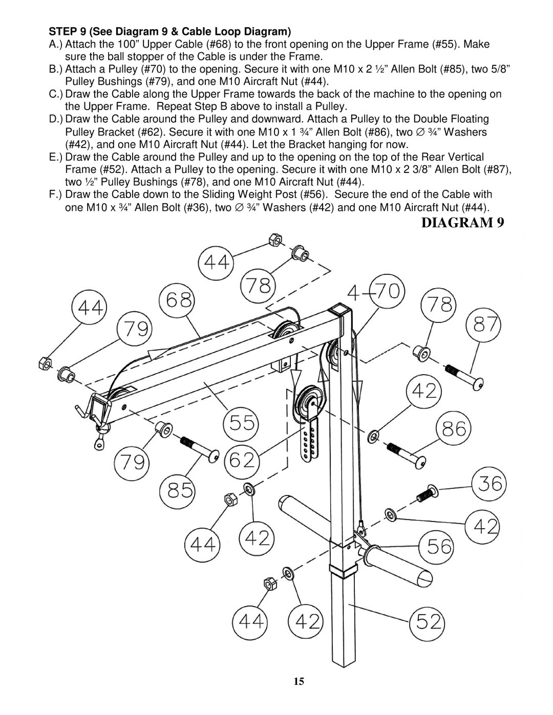 Impex PHC-PWR9 manual See Diagram 9 & Cable Loop Diagram 