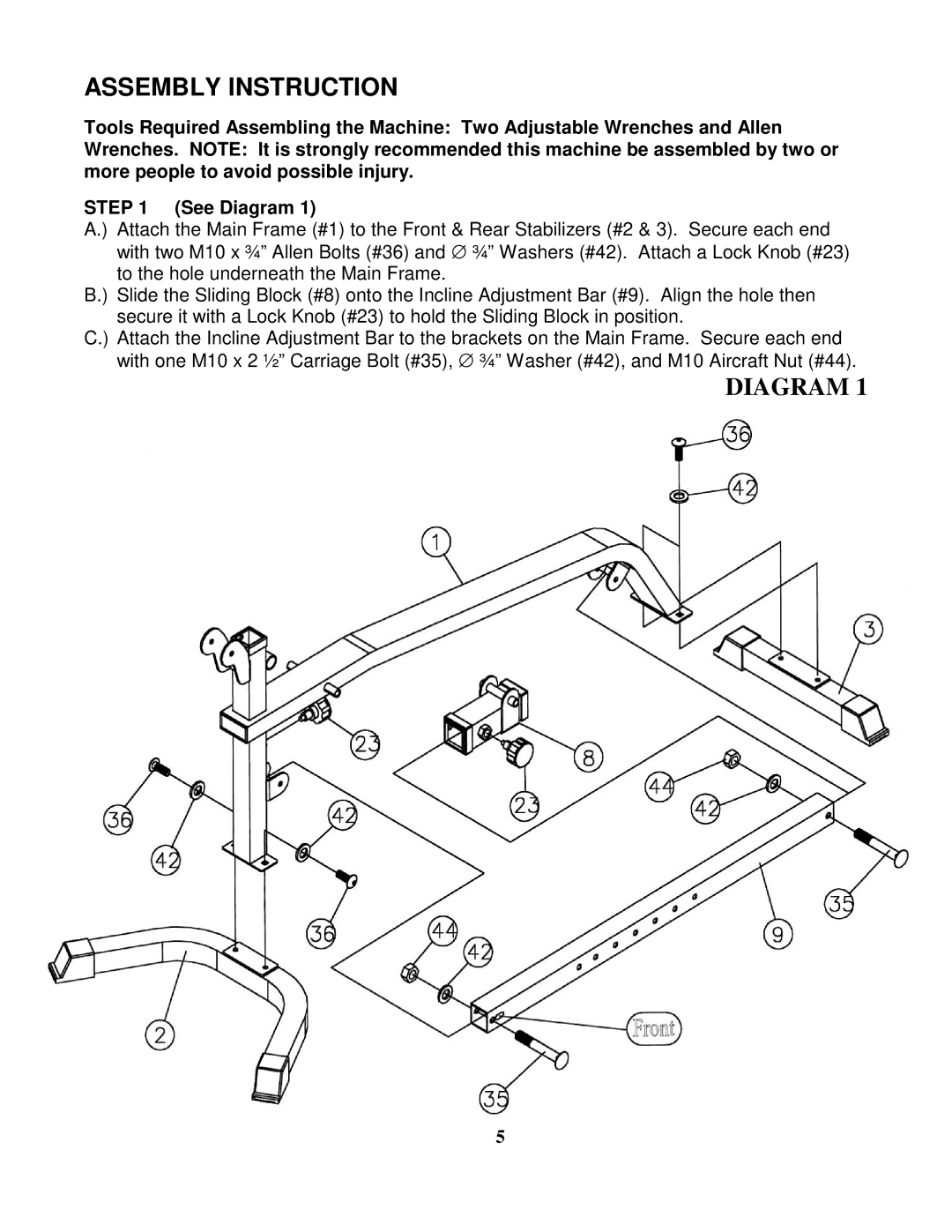 Impex PHC-PWR9 manual Assembly Instruction 