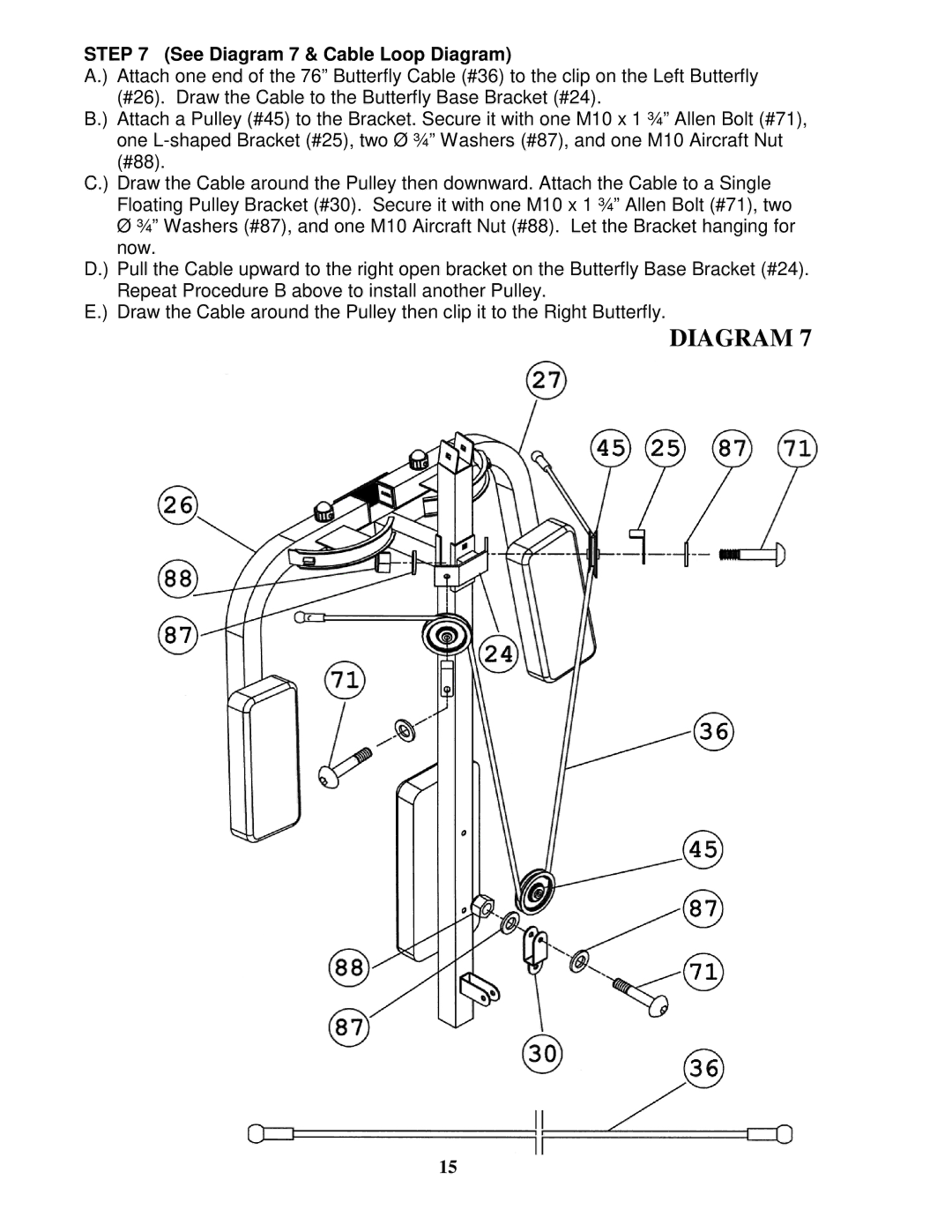 Impex PHE 9000 manual See Diagram 7 & Cable Loop Diagram 