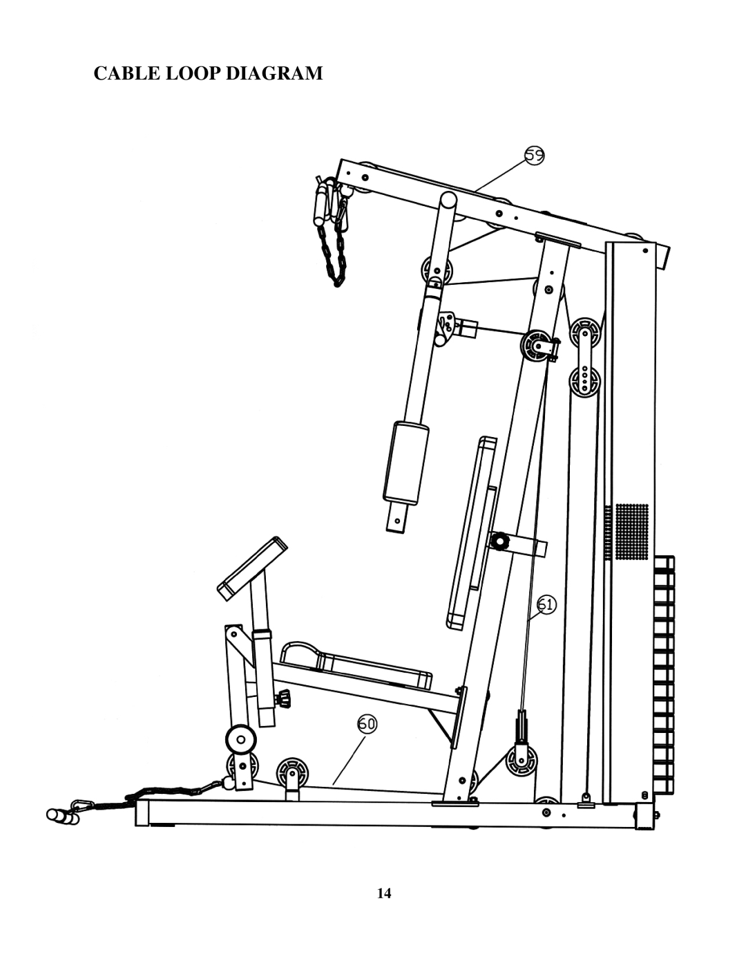 Impex PM-3200 manual Cable Loop Diagram 