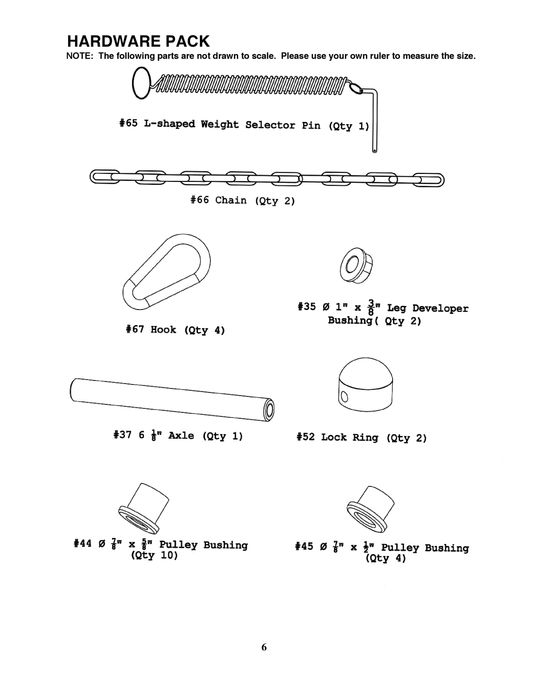 Impex PM-3200 manual Hardware Pack 