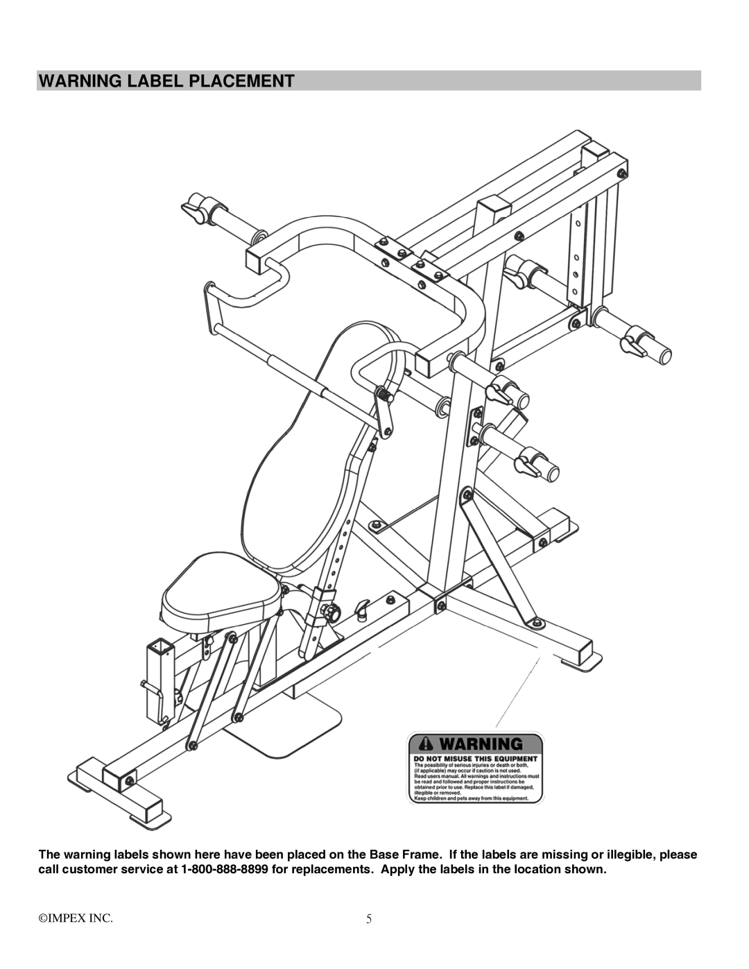 Impex PM-4400 manual Impex INC 