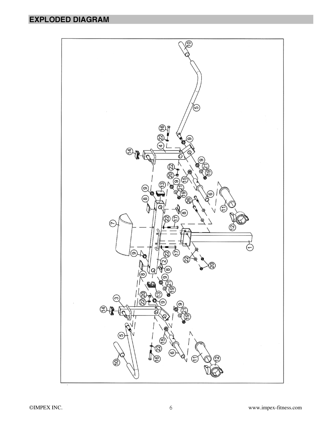 Impex PM-50 manual Exploded Diagram 