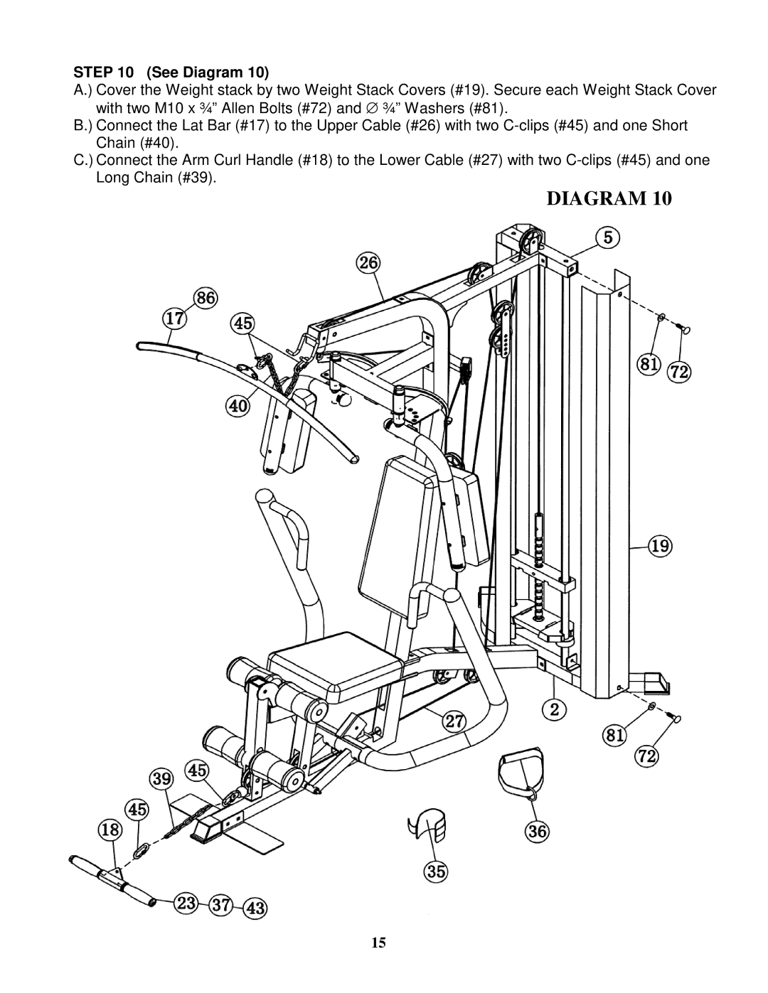 Impex PREMIER manual See Diagram 