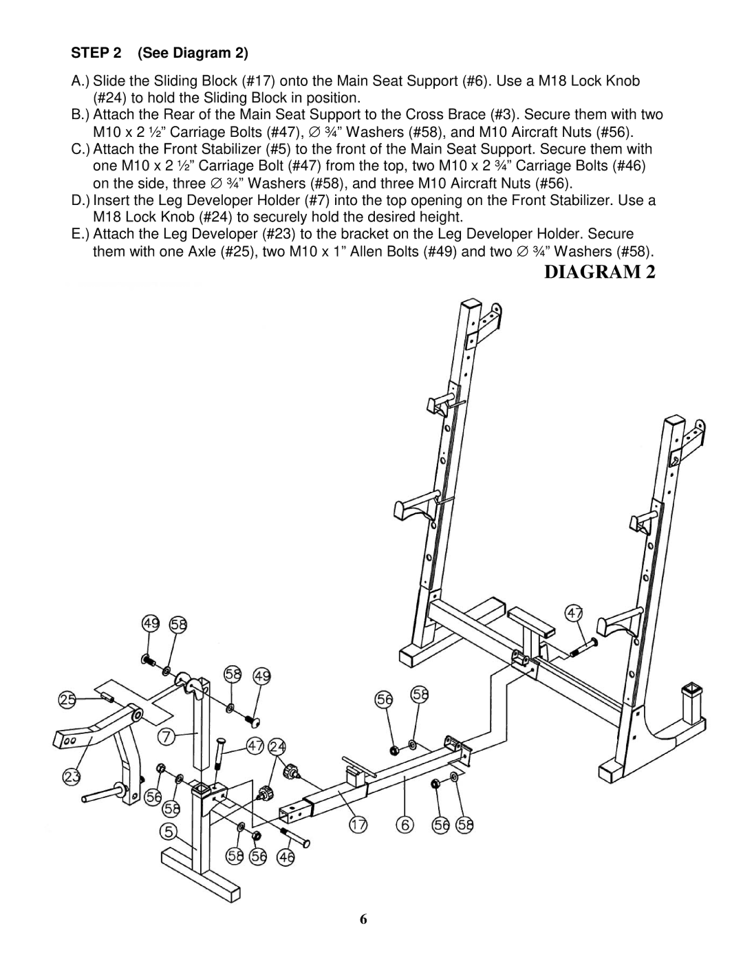 Impex PRO 6 manual Diagram 