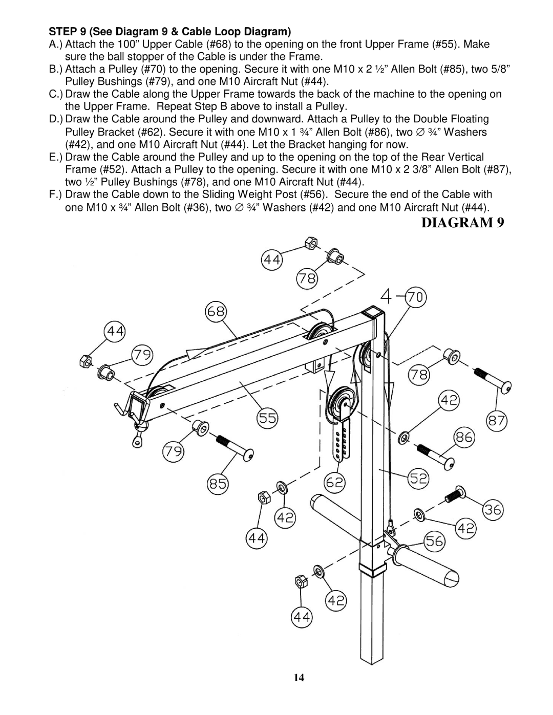 Impex PWR 6 manual See Diagram 9 & Cable Loop Diagram 