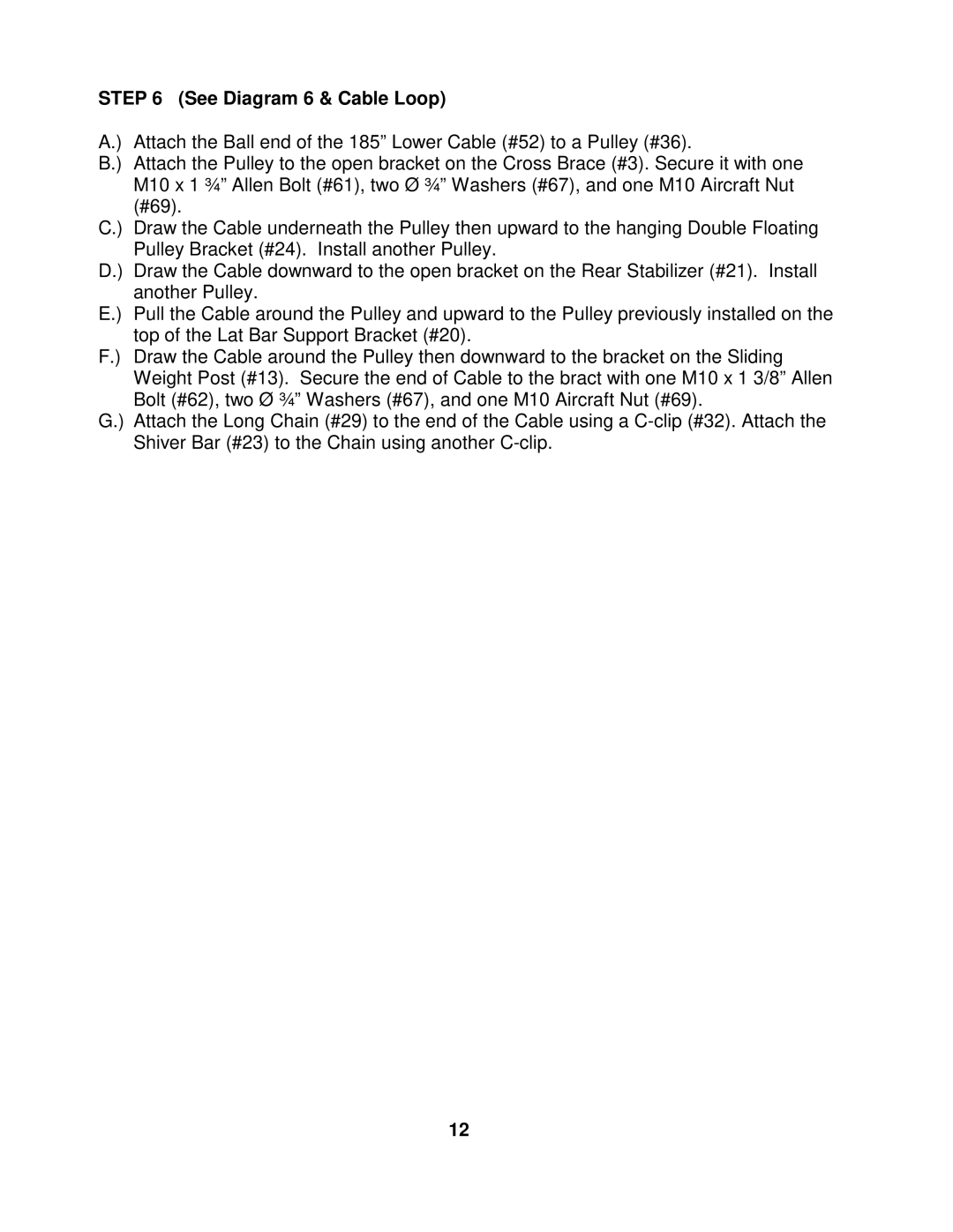 Impex PWR 8 manual See Diagram 6 & Cable Loop 