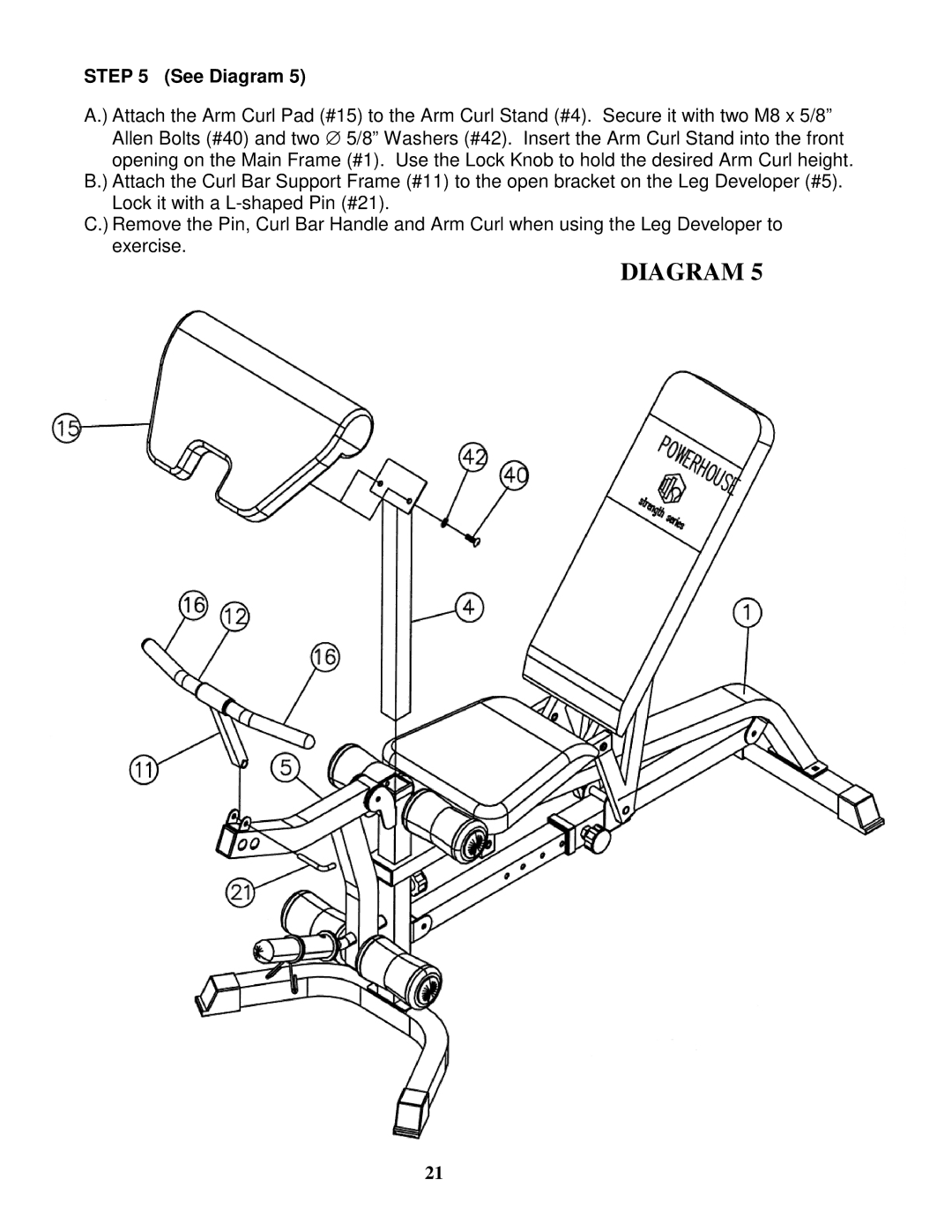 Impex PWR 8 manual Diagram 