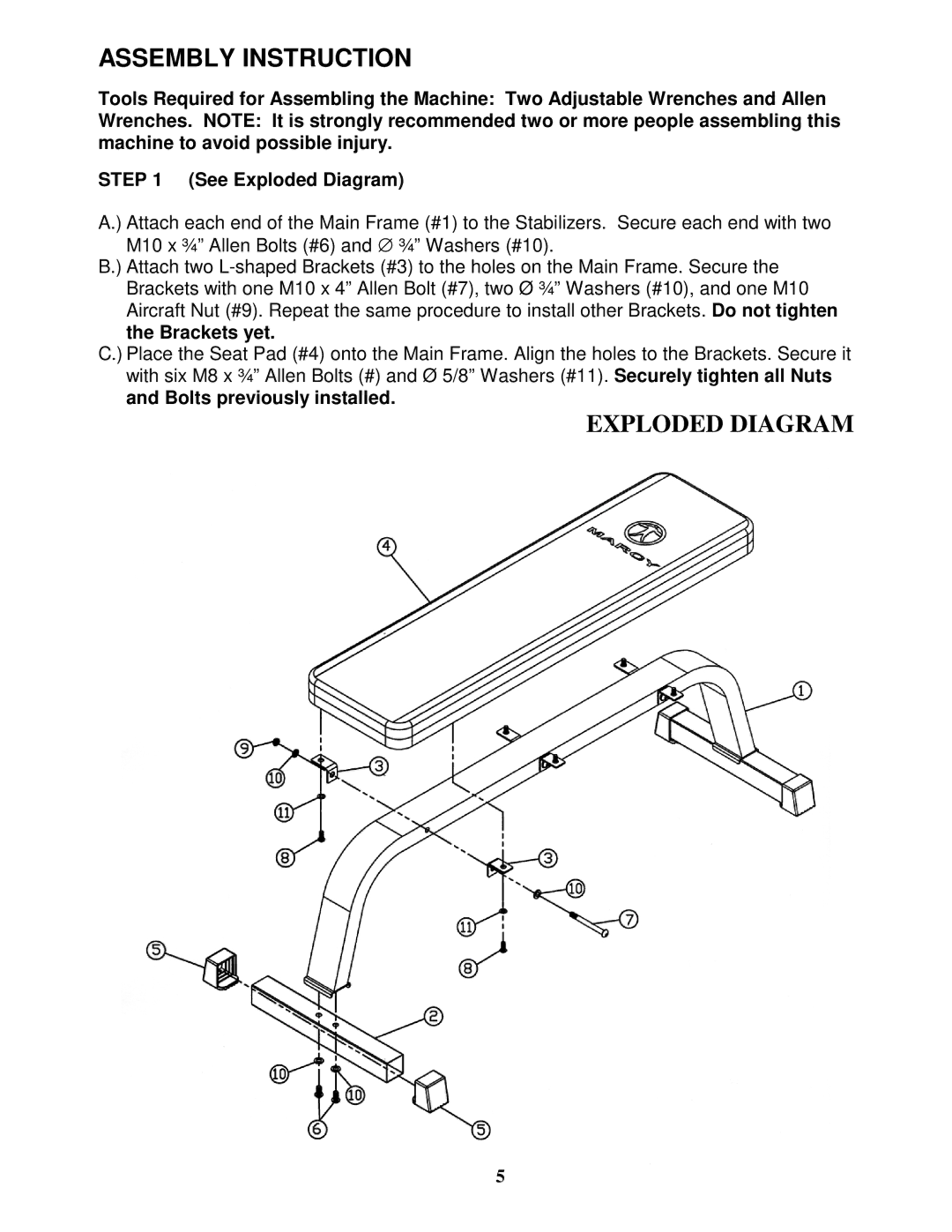 Impex SB-662 manual Assembly Instruction, Exploded Diagram 