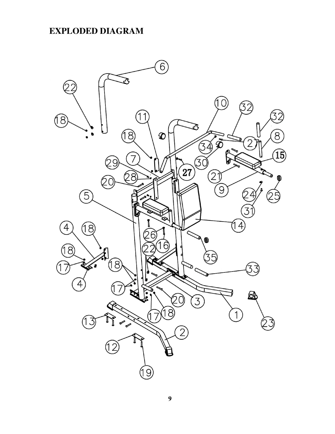 Impex TC-2210 manual Exploded Diagram 