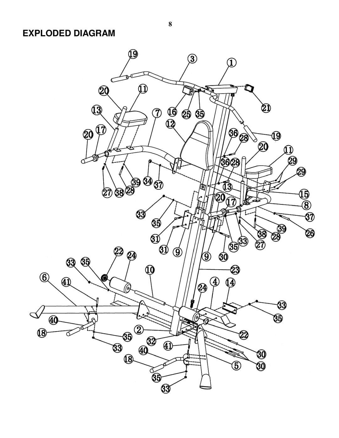 Impex TC-3502 manual Exploded Diagram 