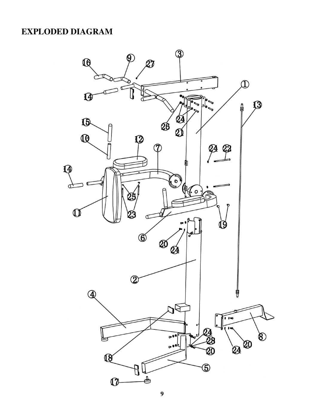 Impex TC-6000 manual Exploded Diagram 