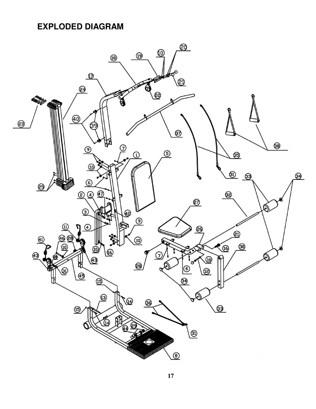 Impex TR-2 manual Exploded Diagram 