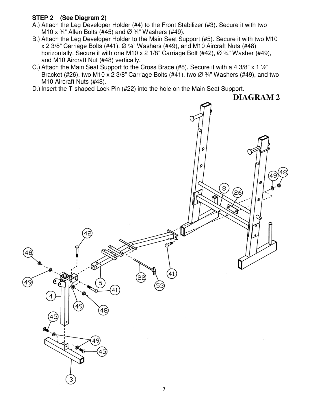 Impex TSA-499 manual Diagram 