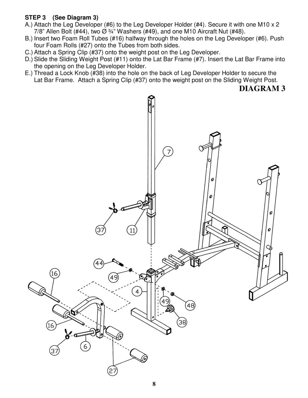 Impex TSA-499 manual Diagram 