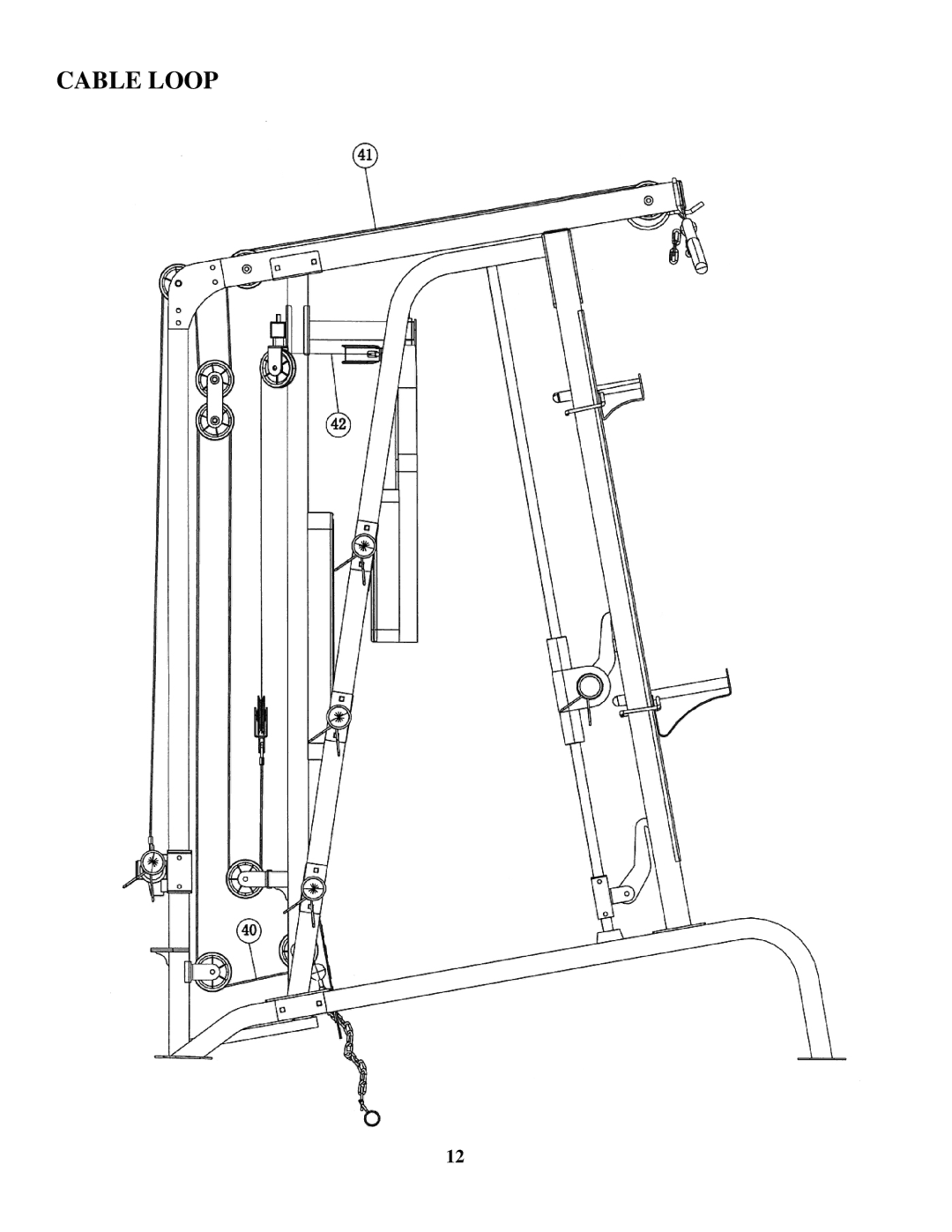 Impex TSA 5000 manual Cable Loop 