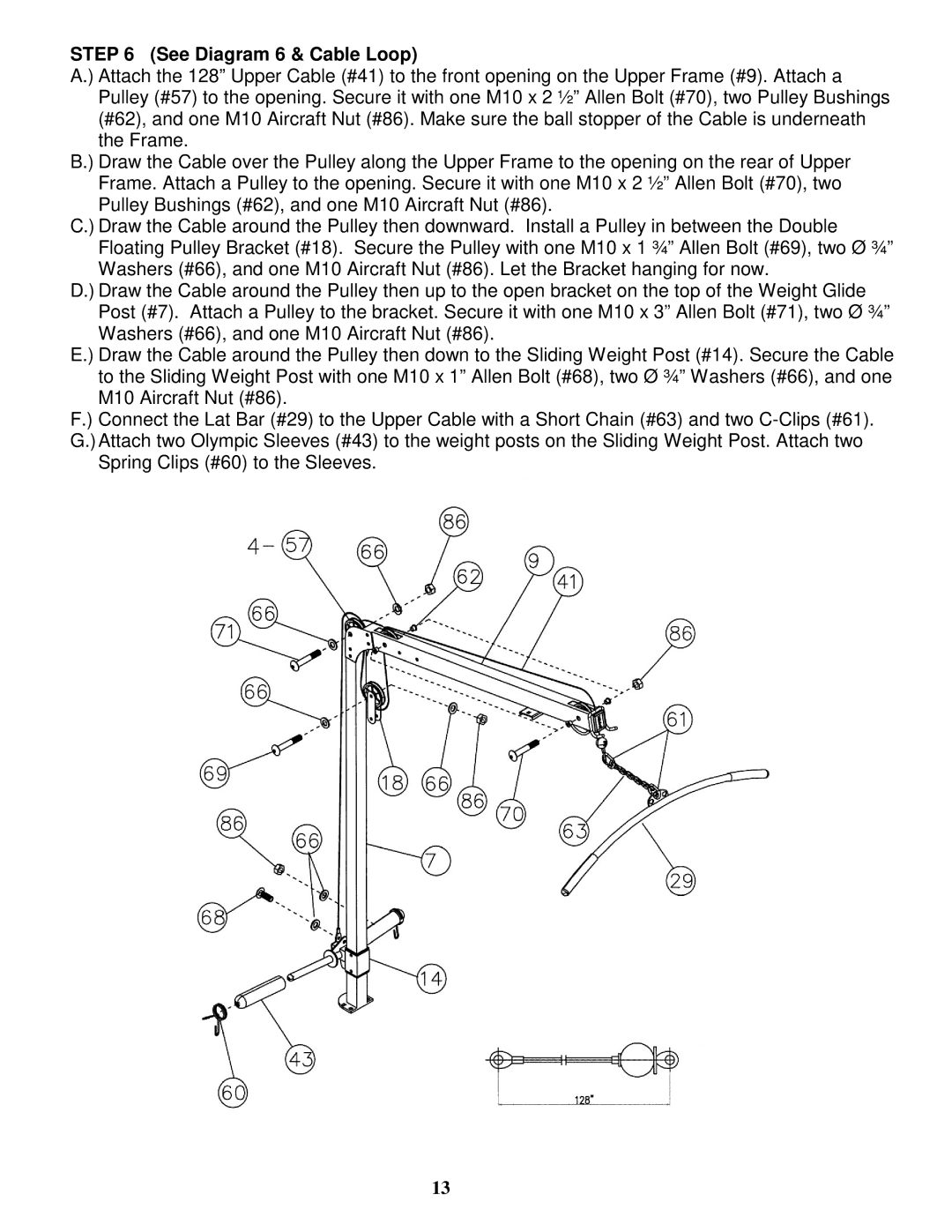 Impex TSA 5000 manual See Diagram 6 & Cable Loop 