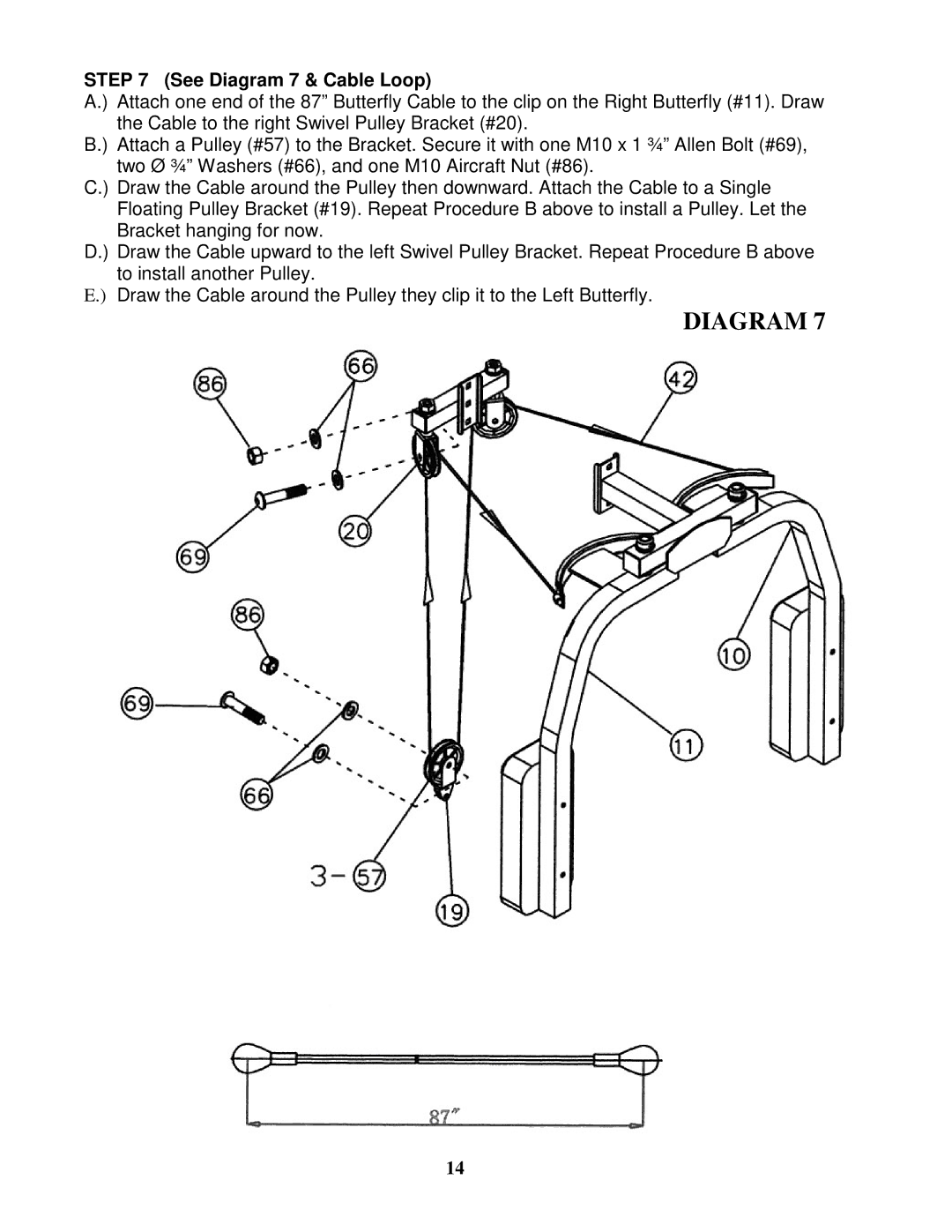 Impex TSA 5000 manual See Diagram 7 & Cable Loop 