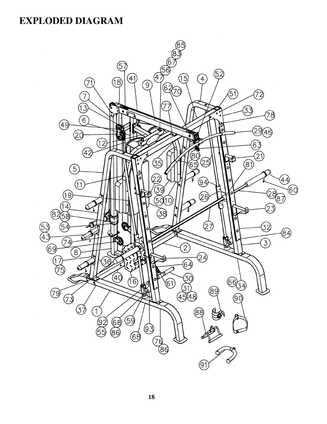 Impex TSA 5000 manual Exploded Diagram 