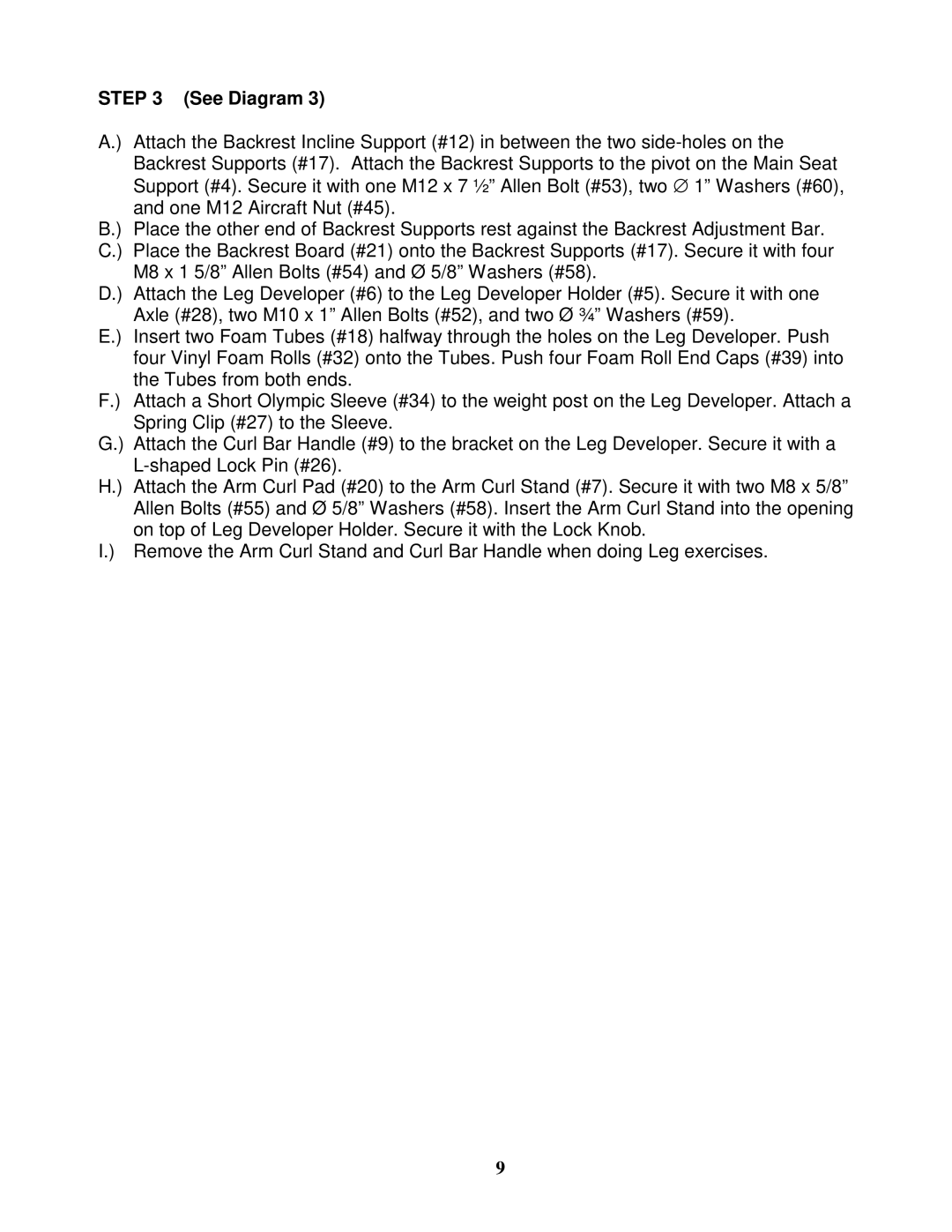 Impex TSA-5762 manual One M12 Aircraft Nut #45 