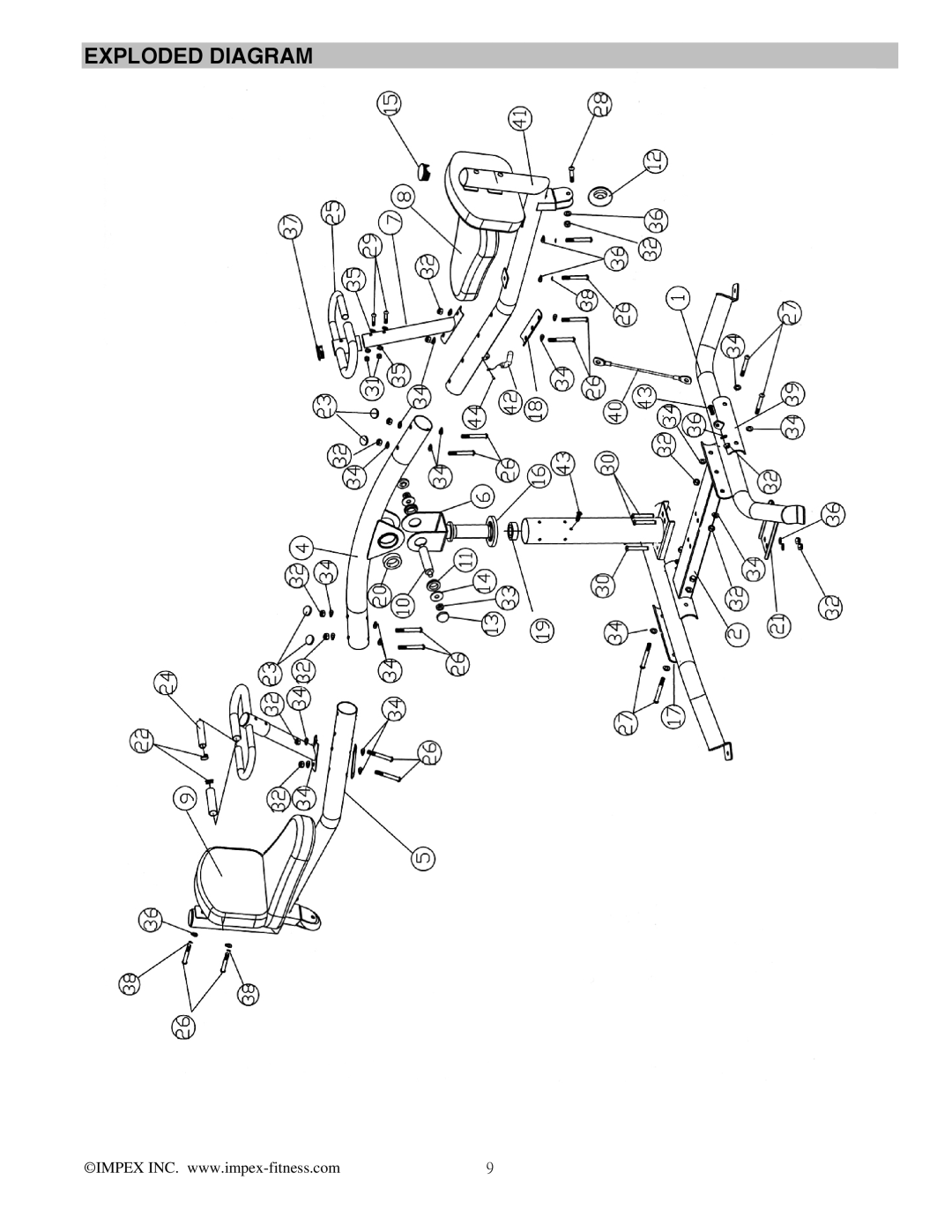 Impex TT-360 manual Exploded Diagram 