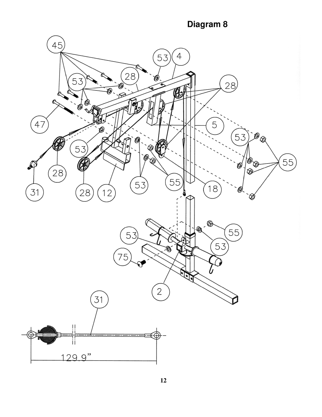 Impex WM 1403 manual Diagram 